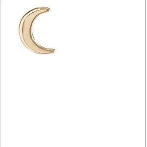 Barney’s New York Crescent Moon Stud Earrings set